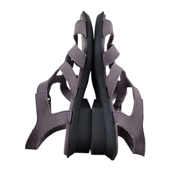 Arche Sandals Womens 38 7 US Mauve Nubuck Leather Slingback Light Purple France - Picture 6 of 10